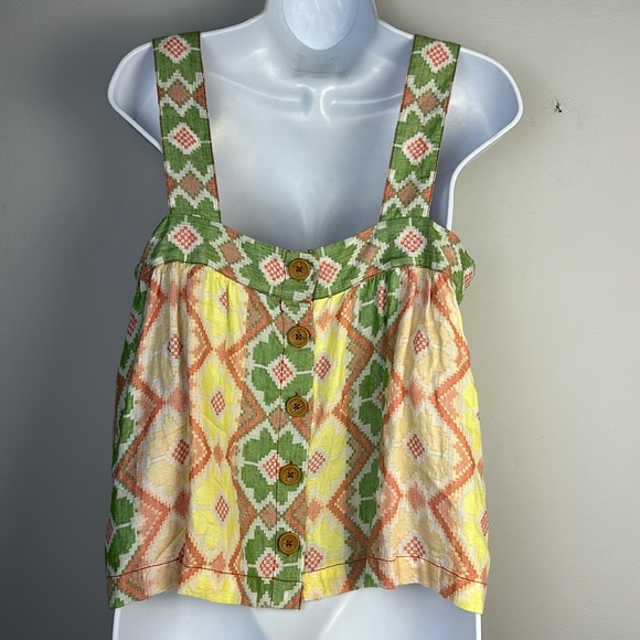 Colorful Geometric Patterned Tank Top - Picture 4 of 16